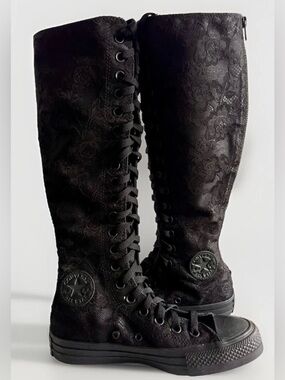 Converse Chuck Taylor All Star XXHi A15661C Knee High Floral Lace Boots Women 6